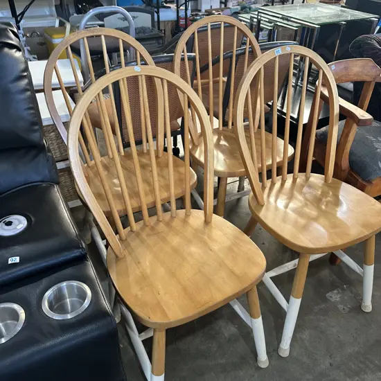 set 4 bentwood kitchen chairs