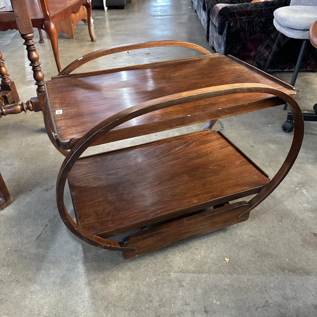 Bentwood tea trolley Image 1++