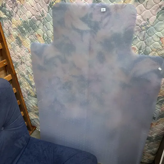 PVC chair mat.