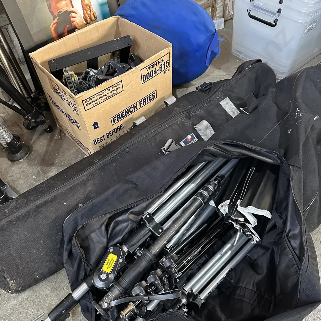 Large lot of Manfrotto studio  photography gear Image 1++