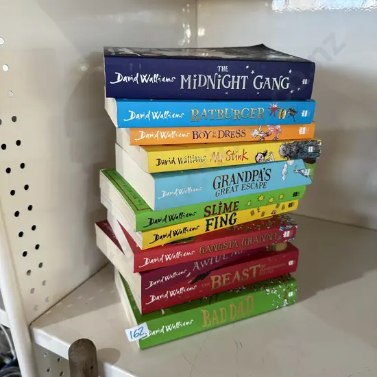 Collection of David Walliams books.