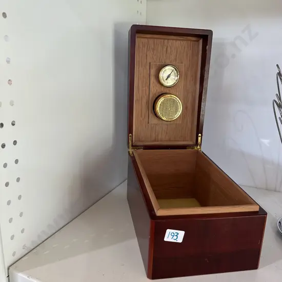 Humidor wooden box (cigar storage)