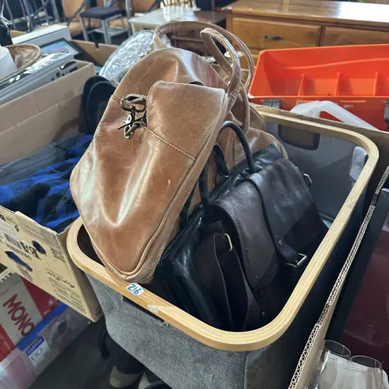 Lot of bags.