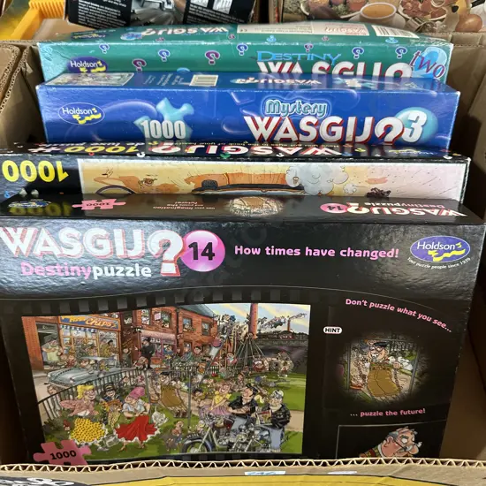 Four Wasgij puzzles