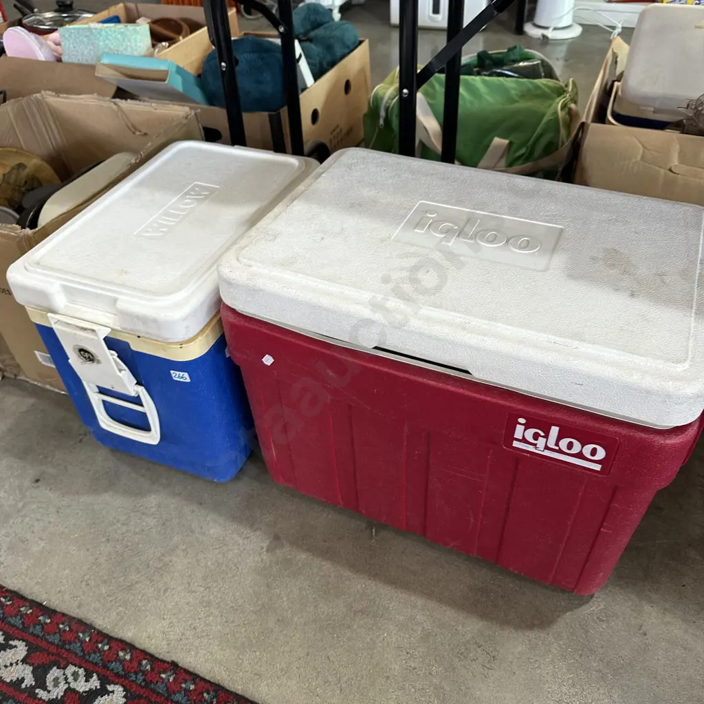 Two chilly bins. Image 1++