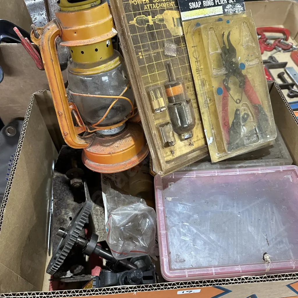 nails, bolts, lamp, attachment, pliers etc Image 1++