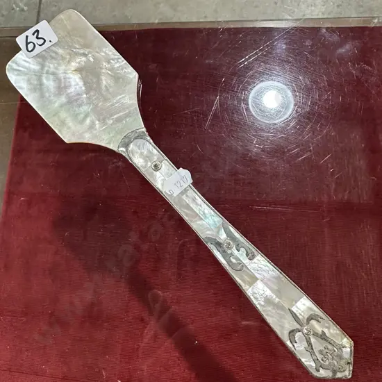 mother of pearl serving spoon