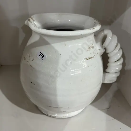 large pottery jug vase