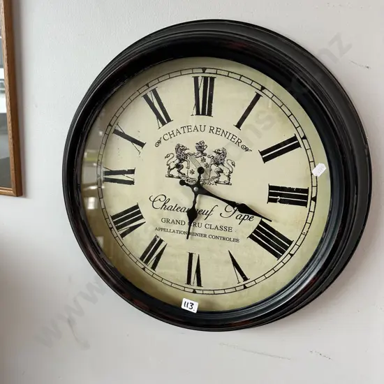 battery wall clock