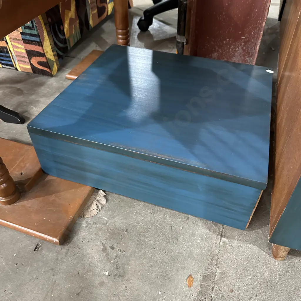 3pc Blue wash Pine bedroom suite Image 1++