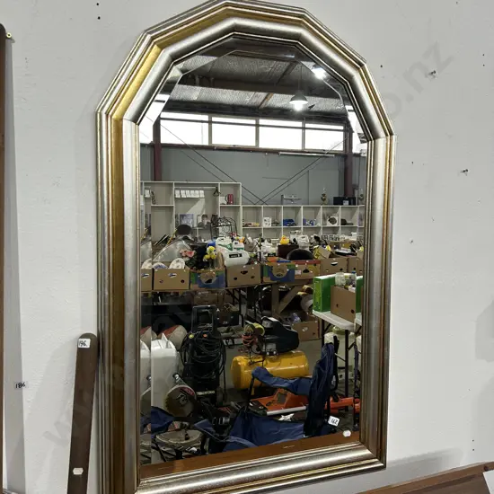 bevelled framed mirror
