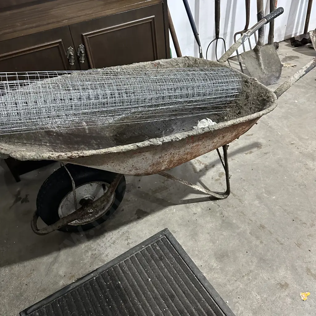 well used builders barrow and netting Image 1++