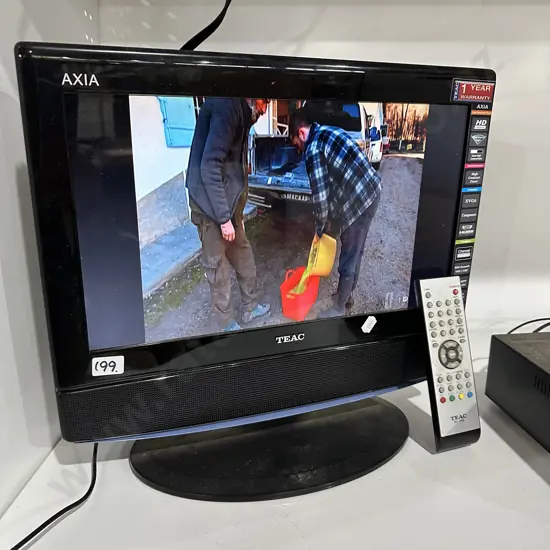 Teac 16 inch High Resolution LCD TV Model LCD1530 with remote.