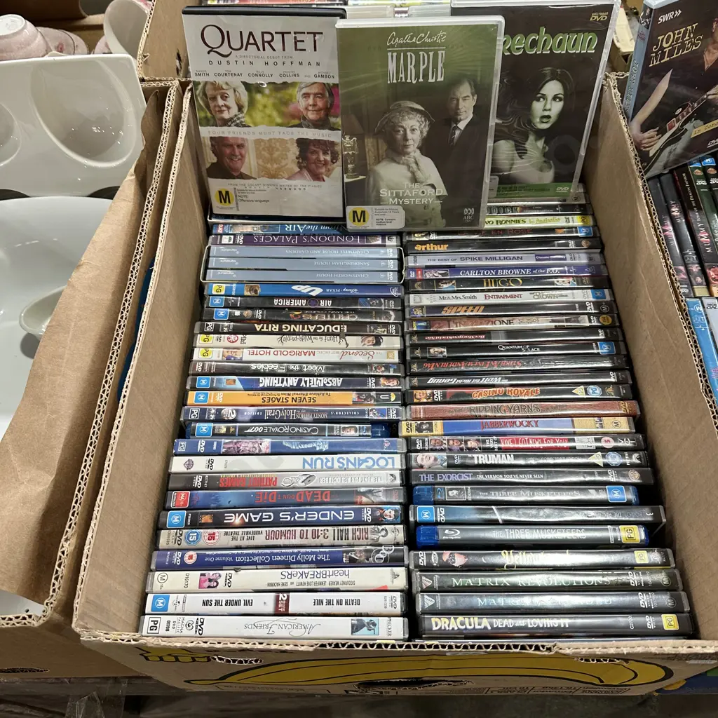 Box lot of DVD movies. Image 1++
