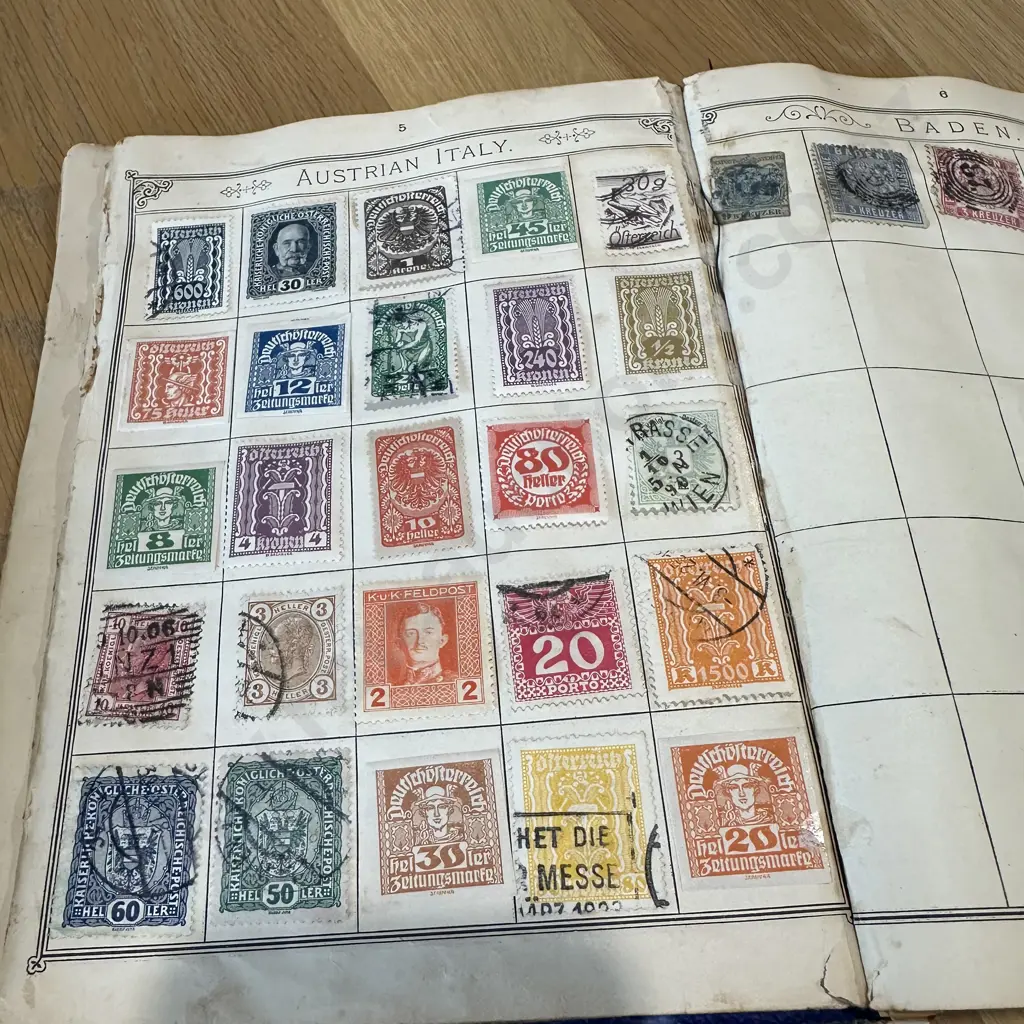 Austria -Austrian Italy - Baden - Bavaria 1860-1920+ Rare Danish 1851 "FIRE RBS"  (pg 1-7) Image 1++