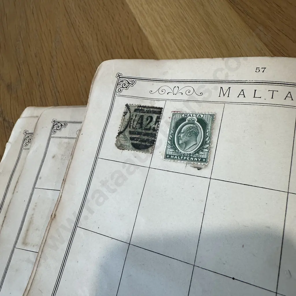 Rare Helgoland stamps-Holland-Hungary-Italy-Levant-Lubeck-Luxemburg-Malta (pg 42-59) Image 1++