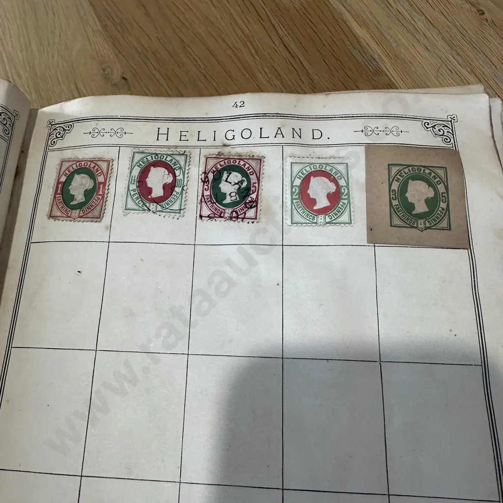 Rare Helgoland stamps-Holland-Hungary-Italy-Levant-Lubeck-Luxemburg-Malta (pg 42-59) Image 1++