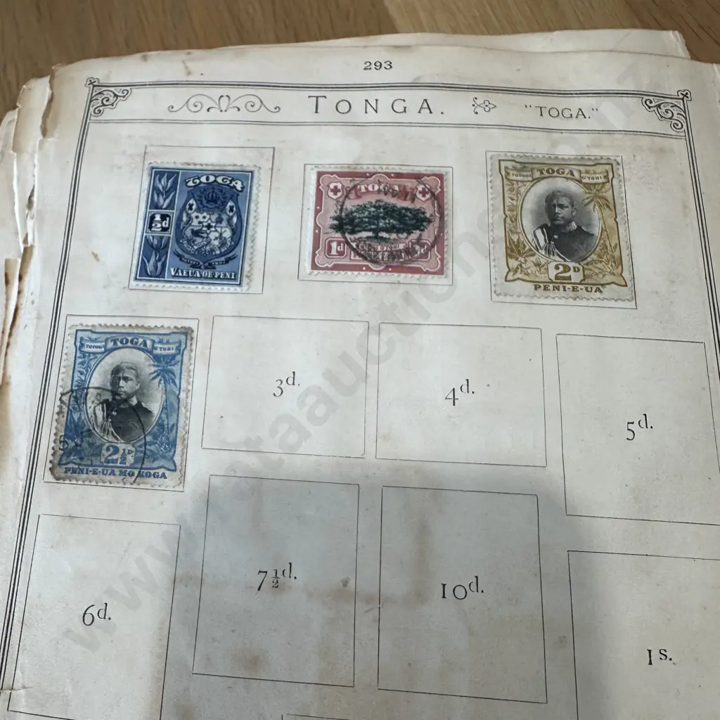 Sandwich Islands-SOUTH AUSTRALIA- Samoa-Tonga (pg 288-293) Image 1++