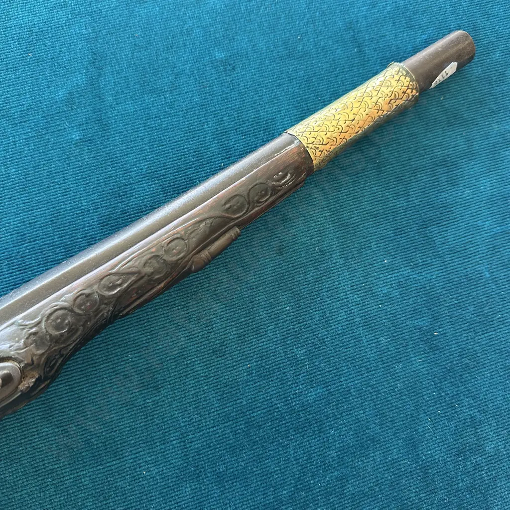 Original Flintlock pistol of French/Spanish origin Image 1++