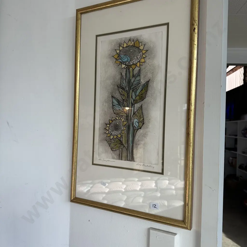 Rita Blakeley 4/10 Sunflowers Image 1++