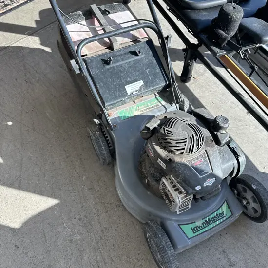 Lawnmaster mower, (some damage but sold as working)