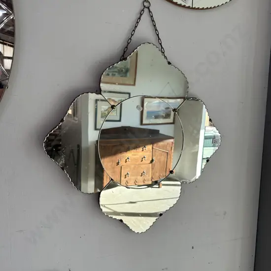 vintage Art deco mirror 55cm