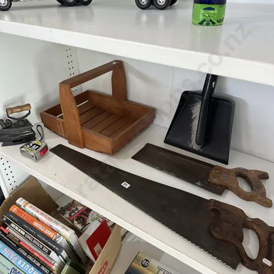 shelf lot tools etc