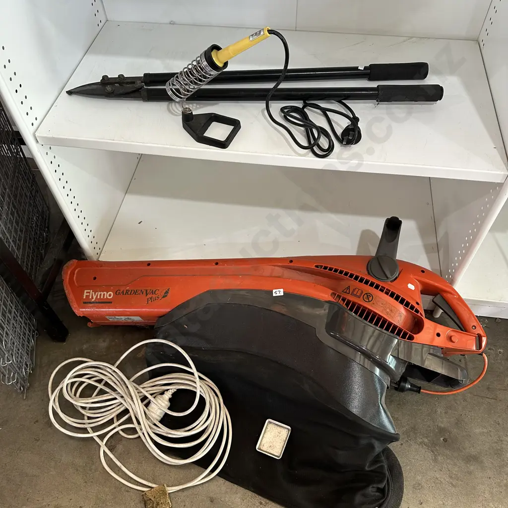 garden vac, pruners,leads Image 1++