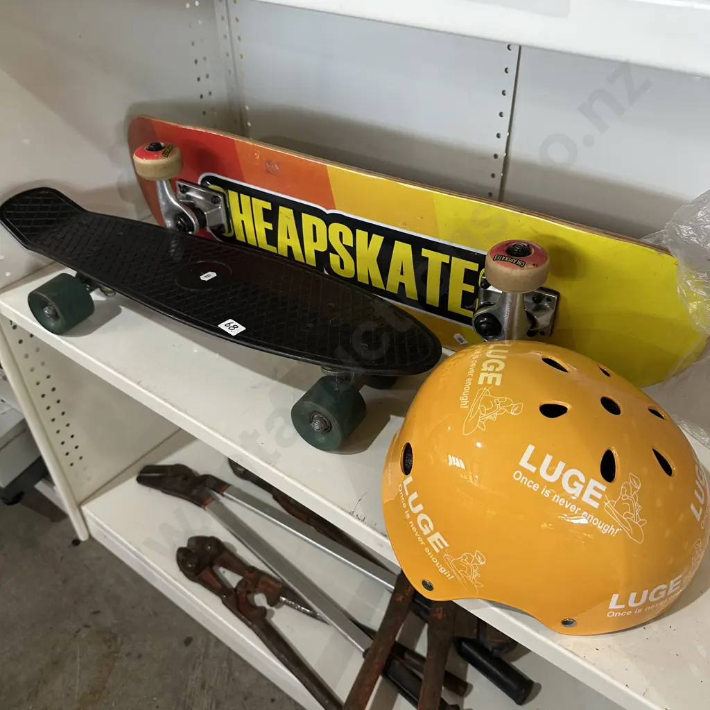 skateboards and helmet Image 1++