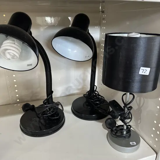 3 x lamps