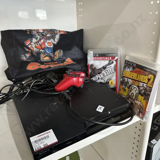 PS3 plus controller and games