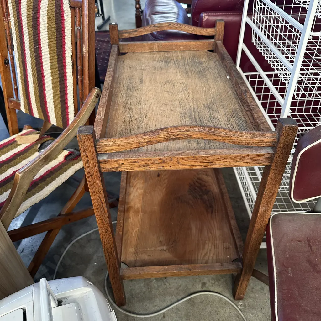 Oak tea trolley Image 1++