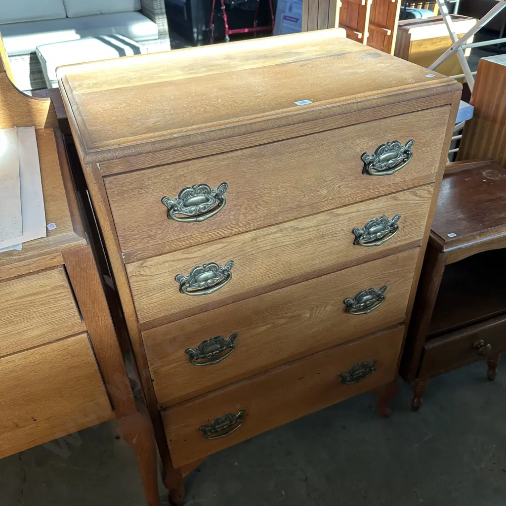 Oak tallboy Image 1++
