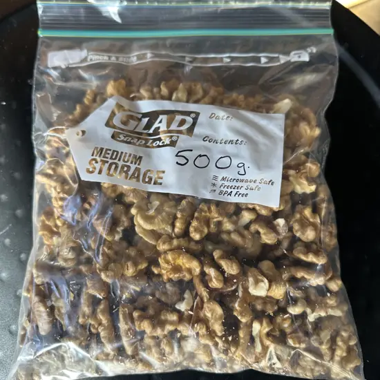 500g Organic hand shelled local Walnuts