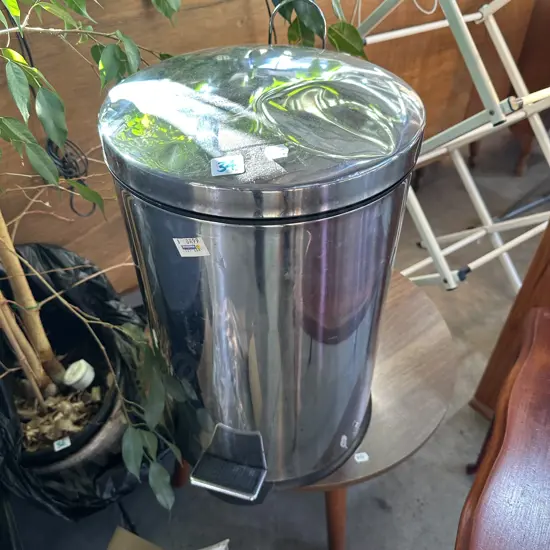 stainless pedel bin