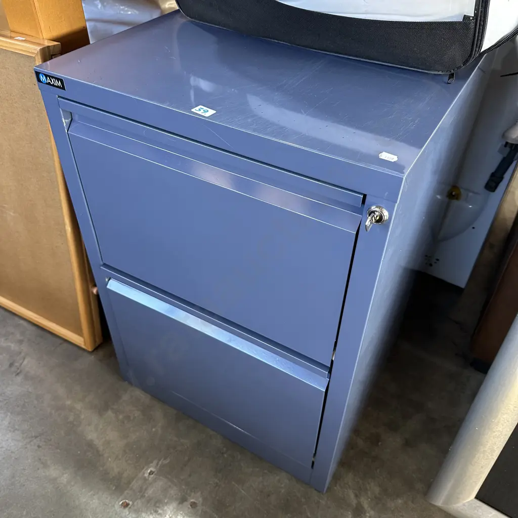 lockable 2 draw file cabinet Image 1++