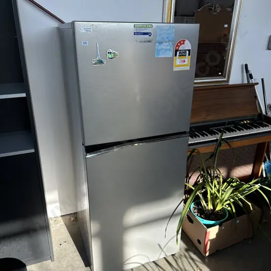 stainless fridge freezer