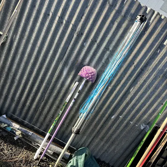 portable clothes line, new roll netting etc