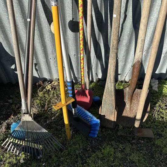 selection garden tools etc
