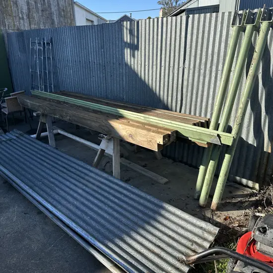 Building materials ( makes a carport)