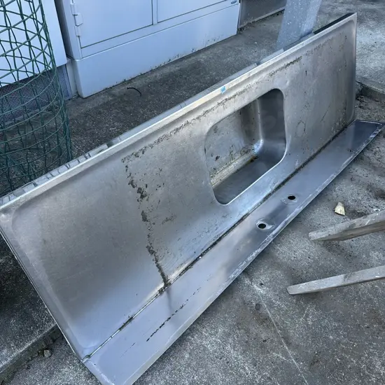 stainless bench top
