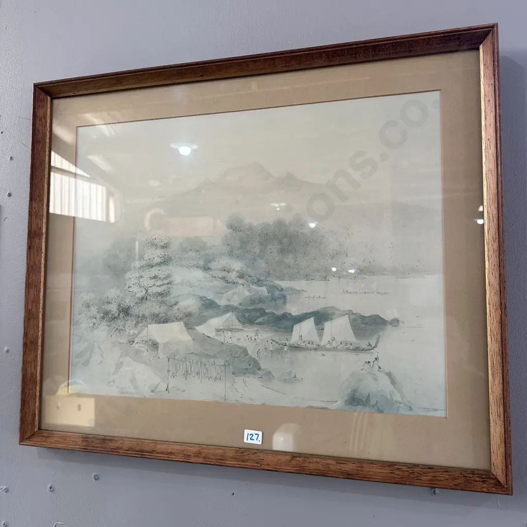 Pr of Heaphy framed prints plus unframed print and cover (3 photos) Image 1++
