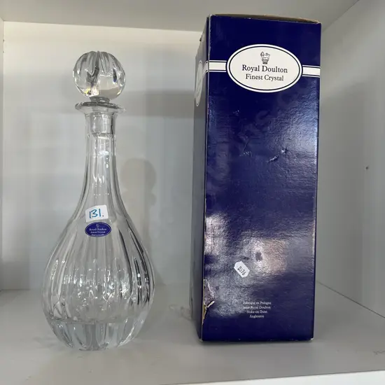 RD crystal decanter