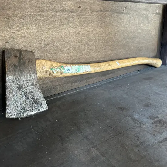 Hickory handle axe