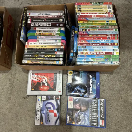 DVDs and play station