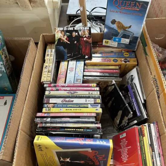 CDs and DVDS