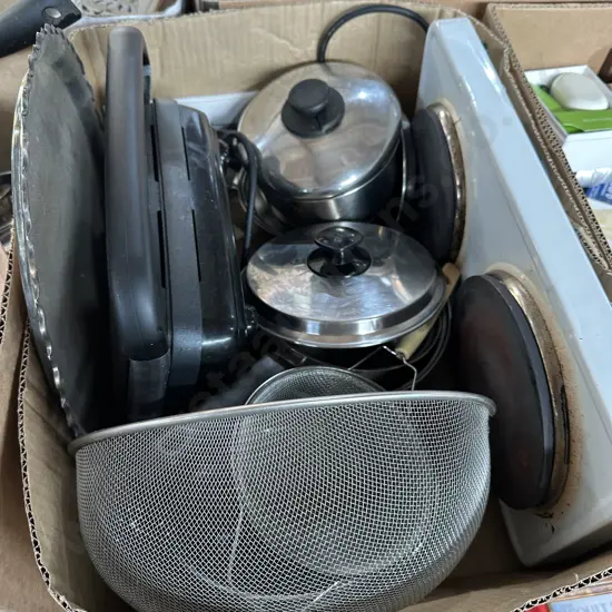 pots, toastie, hop electric etc