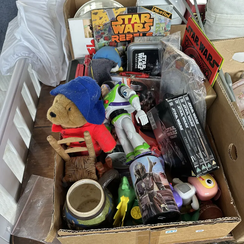 toys and Starwars gear in DVD set Image 1++