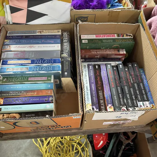 2 boxes books