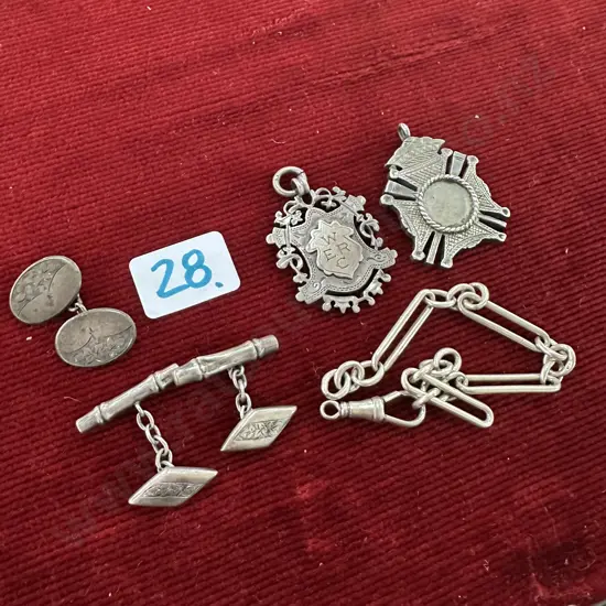 6 Sterling Silver items 48.8g